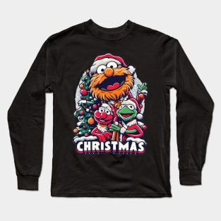 Santa Claus and Muppet Christmas Carol Long Sleeve T-Shirt